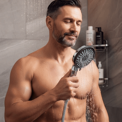 pommeau de douche filtrant