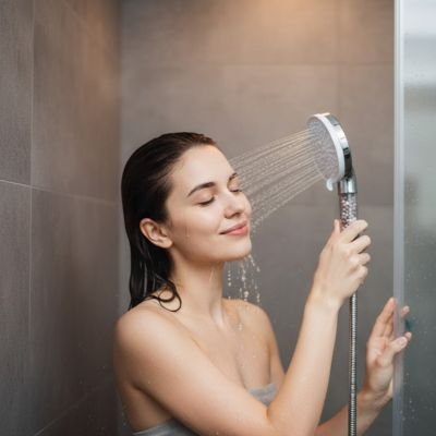 pommeau de douche filtrant