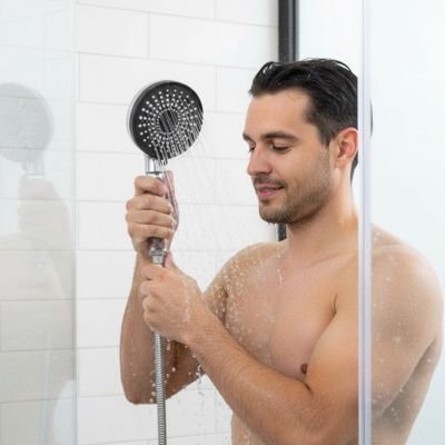 pommeau de douche filtrant