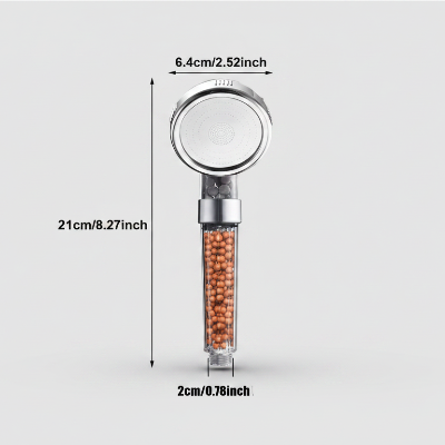 pommeau de douche filtrant